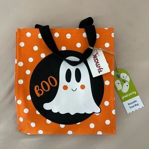 T.J.Maxx Orange Ghost Kids Reusable Treat Bag